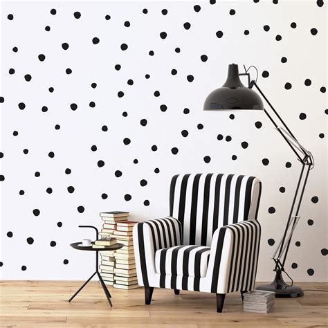 Irregular dots range from 1" to 1.5" polka dots. Included with each ...