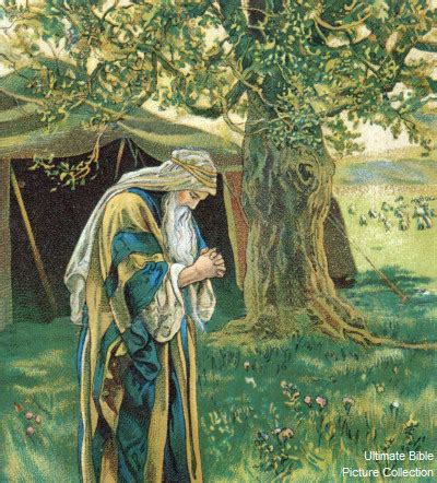 Genesis 15 Bible Pictures: Abraham prays to God