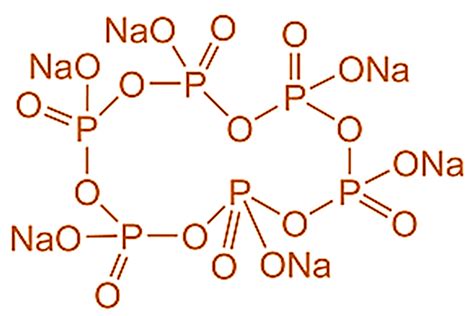 Chemical structure of sodium hexametaphosphate (SHMP). | Download ...