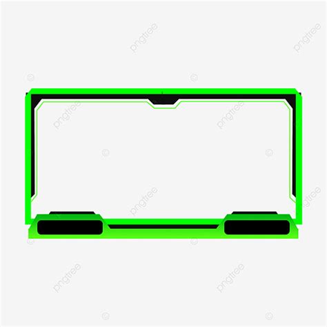 Twitch Clipart Transparent PNG Hd, Green Twitch Overlay Facecam, Webcam, Twitch Overlay, Stream ...