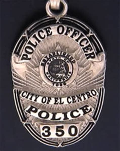 El Centro, California Police Badge Charms