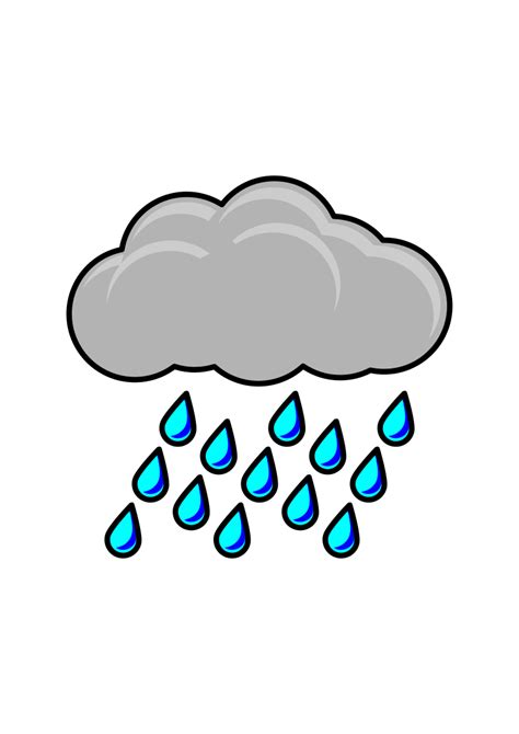 Clipart - Raincloud