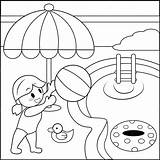 Dive Into Fun With Swimming Pool Coloring Pages  GBcoloring sketch template
