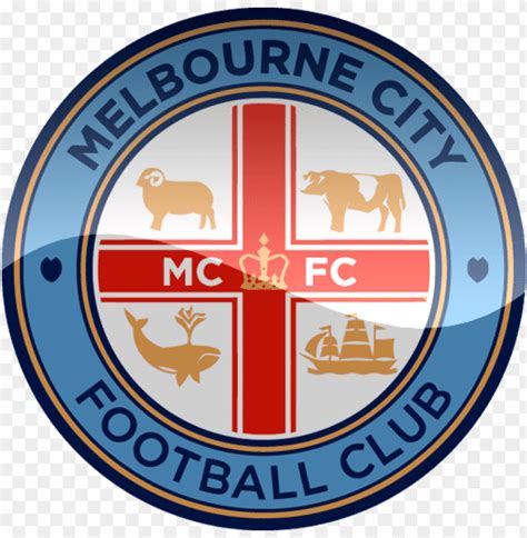 melbourne city fc football logo png png - Free PNG Images | TOPpng