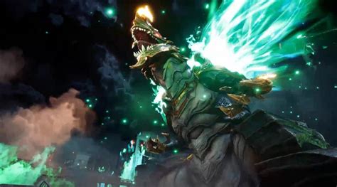 GigaBash Rawa trailer reveals the draconic behemoth - Niche Gamer