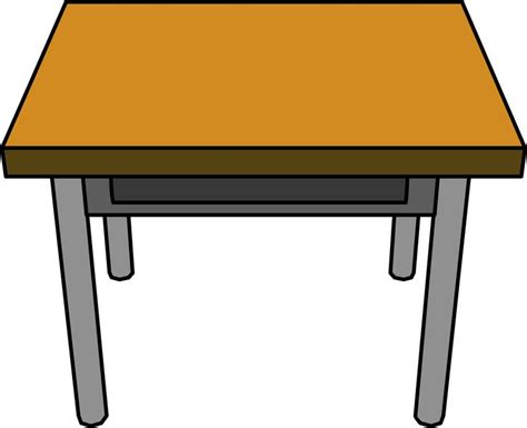 Wooden Table Desk Clipart