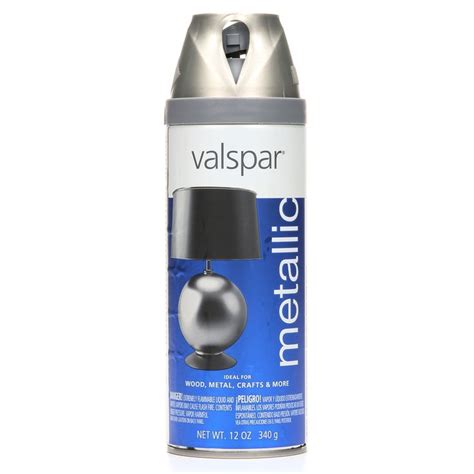 Shop Valspar Brushed Nickel Indoor/Outdoor Spray Paint at Lowes.com | Brushed nickel spray paint ...