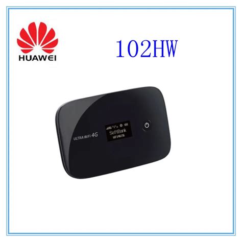 Unlocked HuaWei 102HW LET 4G Mobile Broadband Device WiFi Router For SoftBank-in 3G/4G Routers ...