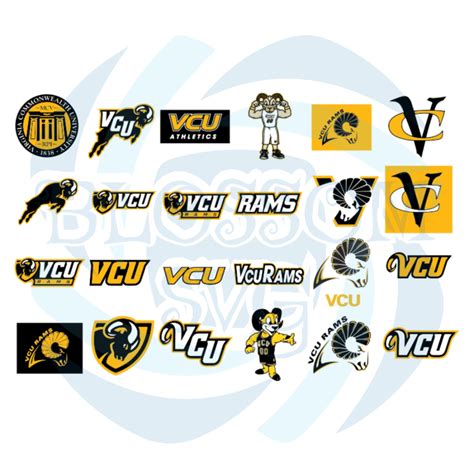 VCU Rams Bundle Svg, Sport Svg, Virginia Commonwealth Svg, College | Sports svg, Nhl logos, Nfl logo