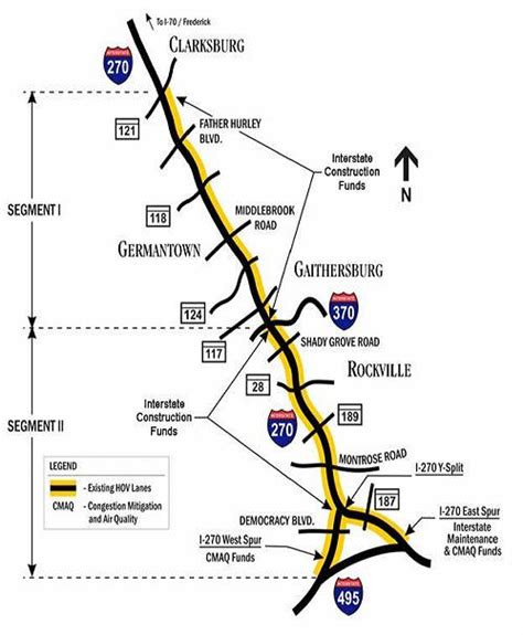 Houston Hov Lane Entrances Map