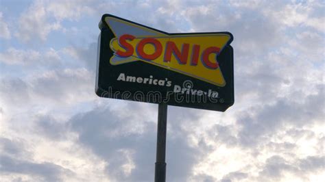 Sonic American Drive in Fast Food - ST. LOUIS, UNITED STATES - JUNE 19, 2019 Editorial Photo ...