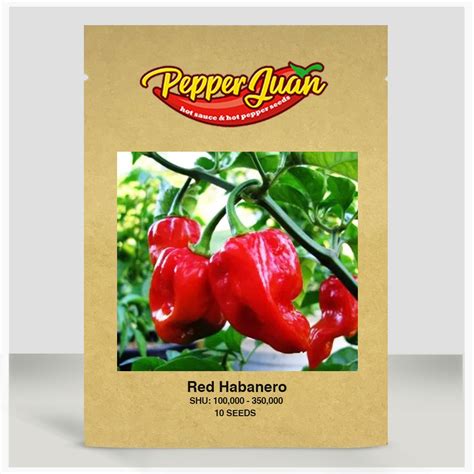 Red Habanero Pepper Seeds - Pepper Juan