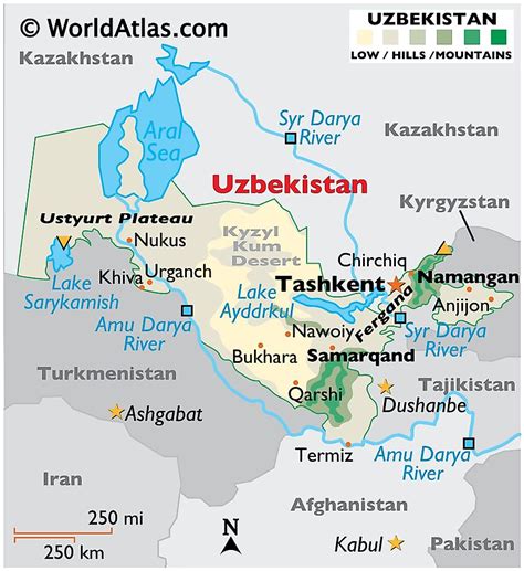 Uzbekistan Maps & Facts - World Atlas