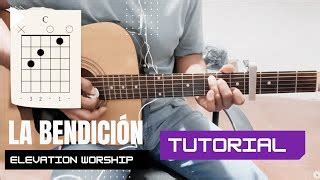 la bendicion guitarra acustica tutorial | Elevation worship | The ...