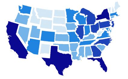 Cartogram Maps: Data Visualization with Exaggeration - GIS Geography