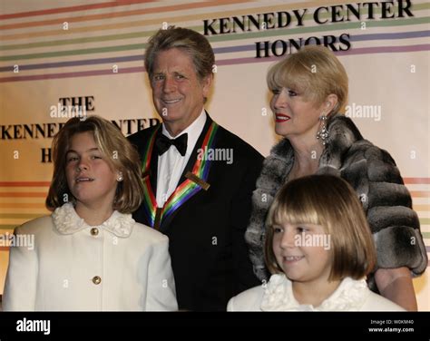 Musician Brian Wilson arrives with members of his family at the Kennedy ...