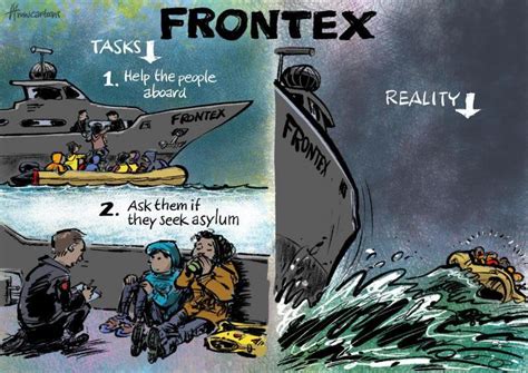 Frontex : r/editorialcartoons