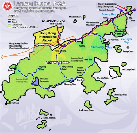 Fitxategi:Map HK Lantau closer.jpg - Wikipedia, entziklopedia askea.