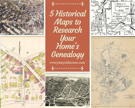 5 Places to Find Old Maps Of Your Town - Everyday Old House