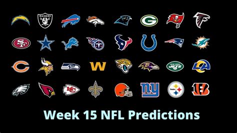 2020 WEEK 15 NFL PREDICTIONS - YouTube