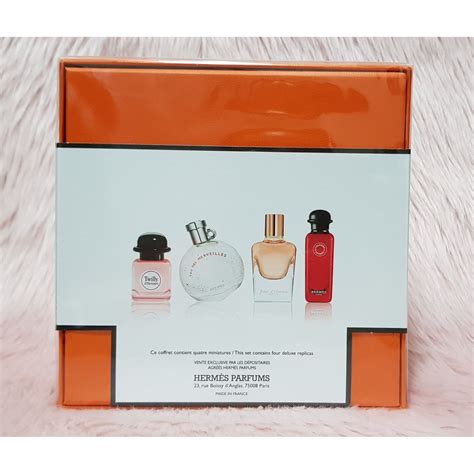 Hermes Perfumes Deluxe Miniature Coffret Set 4 x 7.5mL each, Sealed ...