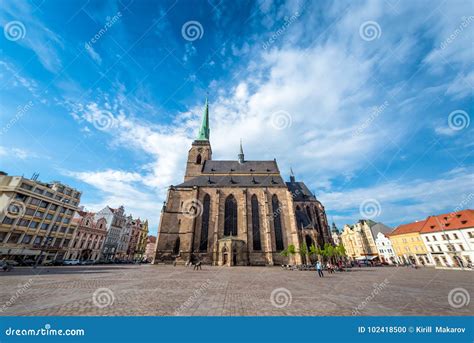 St. Bartholomew Cathedral in Pilsen Editorial Image - Image of plzen, cathedral: 102418500