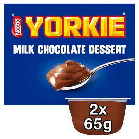 Yorkie Milk Chocolate Dessert 2x65g - Tesco Groceries