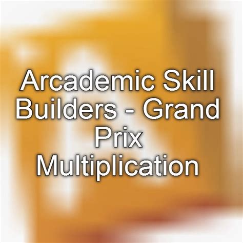 Arcademic Skill Builders - Grand Prix Multiplication. Tävla och träna # ...