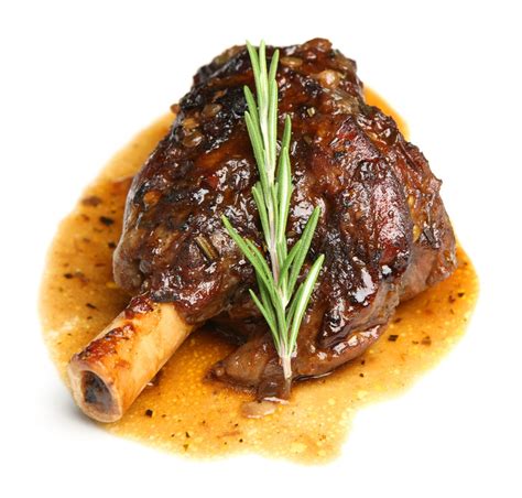 Braised Lamb Shanks with Rosemary recipe | Epicurious.com