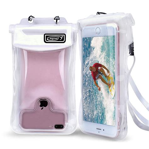 Segmart Waterproof Case, Floatable IPX8 Waterproof Phone Pouch Underwater Dry Bag for iPhone 11/ ...