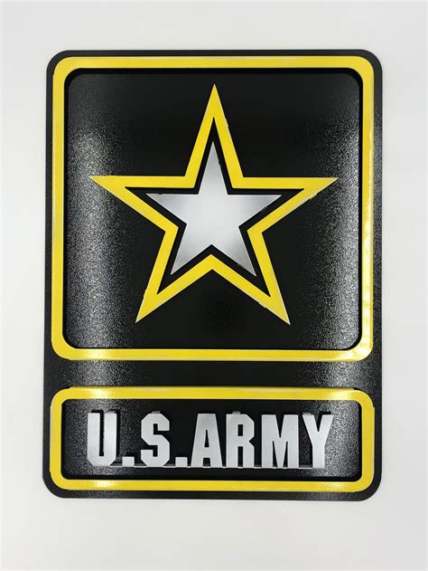 U.S.Army Metal Art U.S. Army Sign Army Metal Sign | Etsy