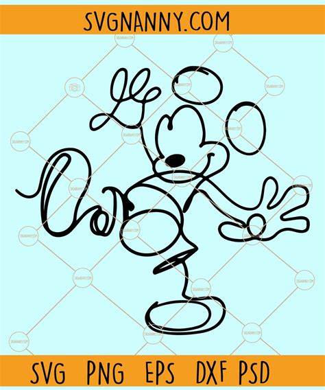 Ultimate Compilation of 999+ Mickey Mouse Outline Images - Unbelievable Collection featuring ...