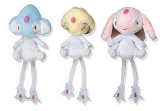 All About Pokemon Figure (AAPF): Pokemon Plush Azelf Uxie Mesprit