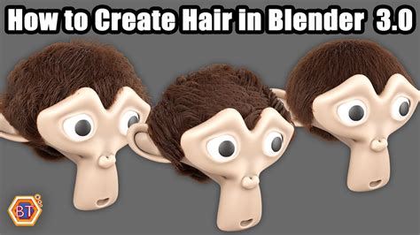 How to Create Hair in Blender Tutorial | 3.0 - YouTube