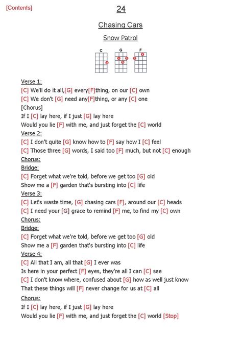 the guitar chords are arranged in order to be played by someone elsen't ...