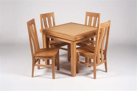 Dining Room : Traditional Style Oak Wood Dining Room Furniture With Square Expandable Wood ...