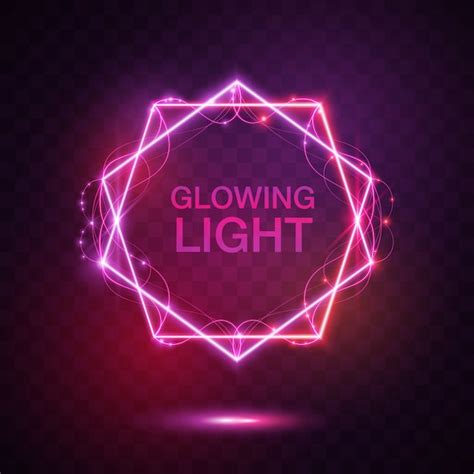 Premium Vector | Pink glow light background