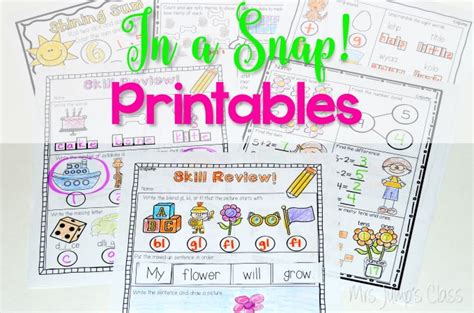 Printable worksheets