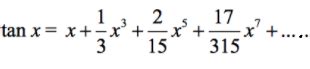 Why doesn’t the “Maclaurin/ Taylor series of tanx” have a pattern?