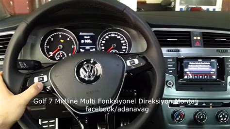 Golf MK7 Midline MFA Steering Wheel - YouTube