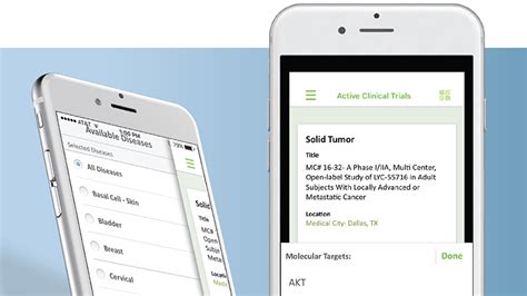 Clinical Trials App | Mary Crowley Cancer Research