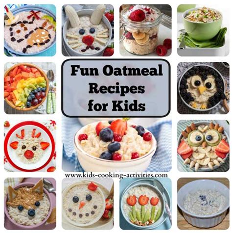 Oatmeal Recipes For Kids