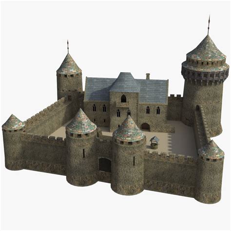 Medieval Castle Model Designs