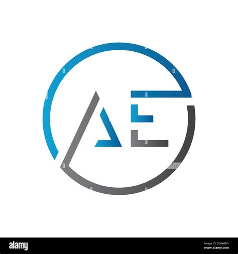 Ae logo design hi-res stock photography and images - Alamy