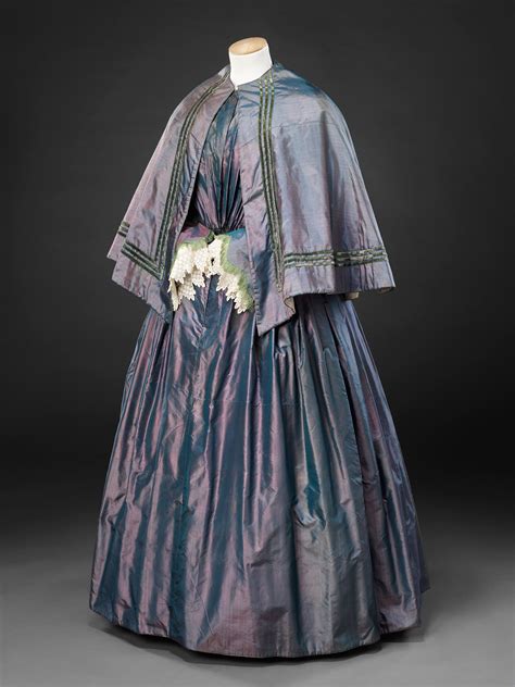 Dress and Cape 1920s Day Dress, Period Dress, Period Outfit, 1850s ...