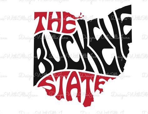 Ohio, the Buckeye State, SVG, PNG, Sublimation, Digital Download - Etsy