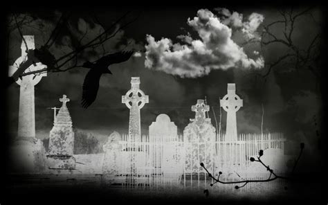 Ghost in the Graveyard | Graveyard, Cemeteries, Wallpaper