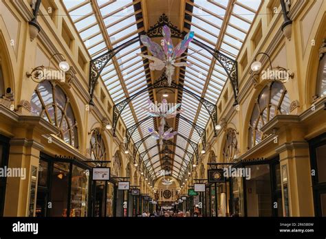 Royal Arcade in Melbourne Australia Stock Photo - Alamy