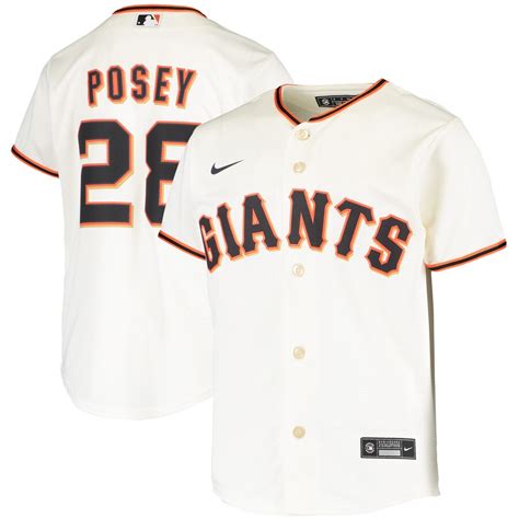 Buster Posey San Francisco Giants Nike Youth Home 2020 Replica Player ...