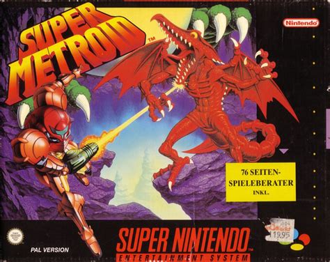 Super Metroid (1994) SNES box cover art - MobyGames